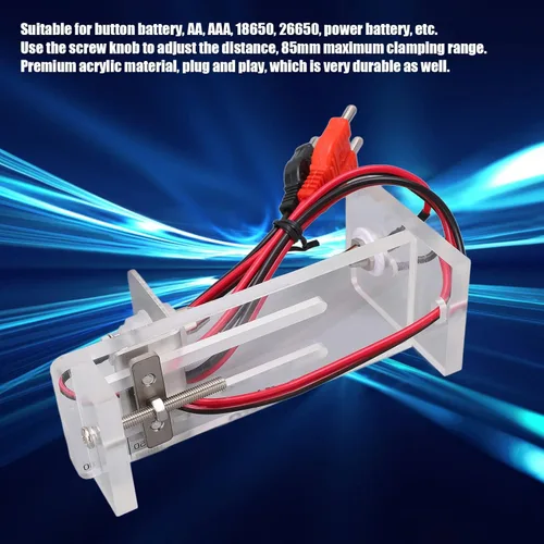 Vista 6 de Soporte de batería de cuatro cables Clip de cuatro cables Accesorio de prueba de batería individual Soporte de prueba Rack de sujeción Accesorio