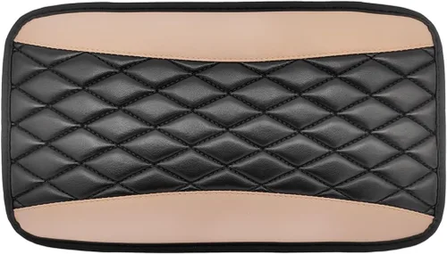 Vista 7 de Dickno Cojín para Consola Central de Automóvil, Funda Universal de Cuero Impermeable para Caja de Asiento de Reposabrazos, Cómodo Protector