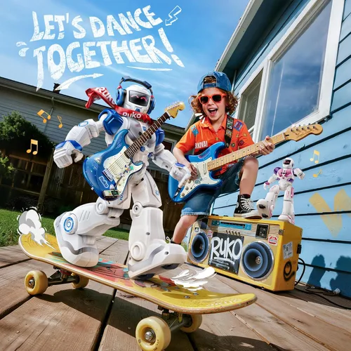 Vista 3 de Ruko 6088 Programmable Robot, Gesture Sensing Intelligent Remote Control Robot for Kids 3-6 Years, Christmas Birthday Gift