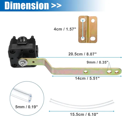 Vista 4 de X AUTOHAUX 1 sistema 50433001 60826000 suspensión neumática Paseo válvula de control de nivel de altura