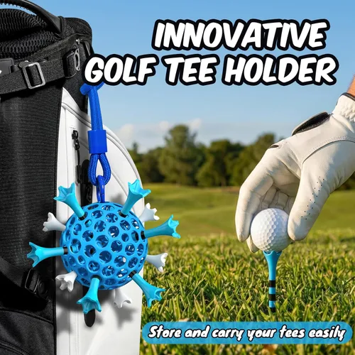 Vista 3 de 60/100 Pack Plastic Golf Tees (2-3/4"or 3-1/4"), Enhanced Durability & Stability, Designed to Reduce Friction and Side Spin