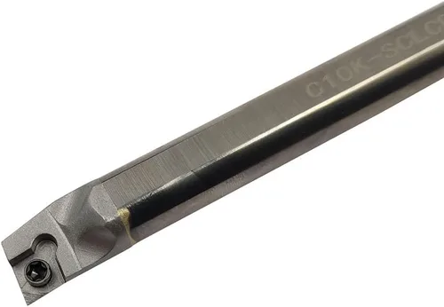 Vista 4 de 1PC C10K-SCLCR06 Torno CNC de carburo sólido torneado herramienta de torneado barra de mandrinar, soporte de herramienta de choque de acero