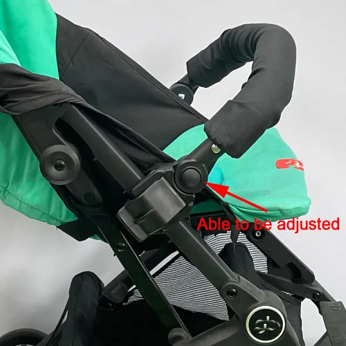 Vista 5 de AICTIMO Accesorios para cochecito, barras de parachoques compatibles con gb Pockit Air, Pockit+ carriolas todo terreno, reposabrazos ajustable