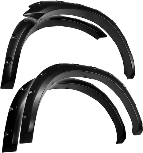 Vista 10 de Tyger Auto Fender Flare compatible con Dodge Ram 1500 2009-2018; 2019-2024 Classic (no compatible con R/T Rebel Warlock), estilo remachado de pernos