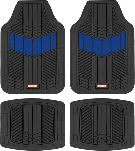 Vista 13 de Motor Trend DualFlex - Tapetes de goma de dos tonos para automóvil, SUV, camioneta, camión