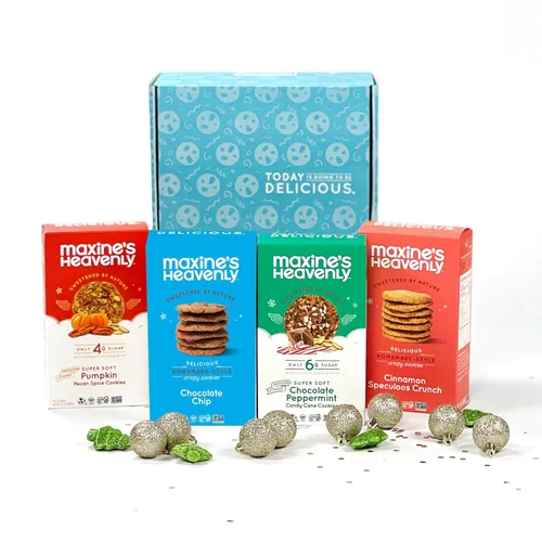 Vista 10 de Maxine's Heavenly Galletas de trozos de chocolate, galletas con chispas de chocolate sin gluten, hechas con avena y endulzadas con azúcar de coco