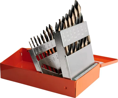 Vista 2 de KnKut Juego de 21 brocas de punto de paso de longitud mecánica 1/16"-3/8" por 64th