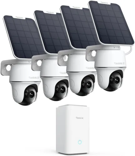 Vista 11 de REOLINK Cámaras de seguridad solar 4K inalámbricas para exteriores, Argus PT Ultra+panel solar, seguimiento automático de inclinación panorámica