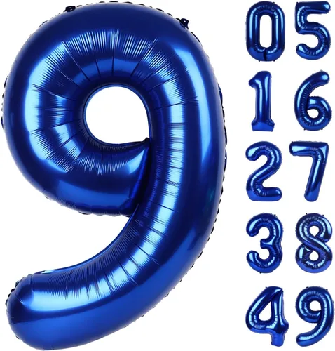Vista 458 de Globos con números con estampado de vaca, globos de 40 pulgadas del número 0-9 (cero-nueve), globo de vaca para suministros de fiesta de cumpleaños