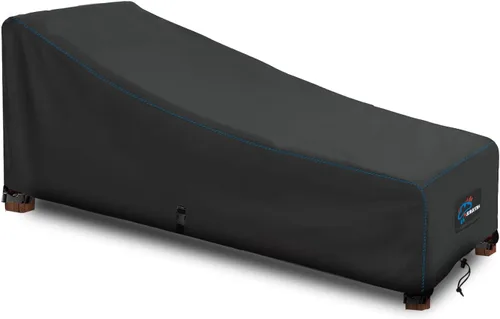 Vista 7 de SIRUITON 2 fundas para tumbonas para exteriores, resistentes, impermeables y resistentes a los rayos UV, para patio, piscina al aire libre, fundas