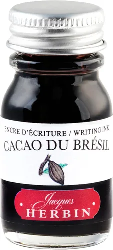Vista 14 de Tinta para pluma estilográfica Herbin - Botella de 10 ml - Perle Noire