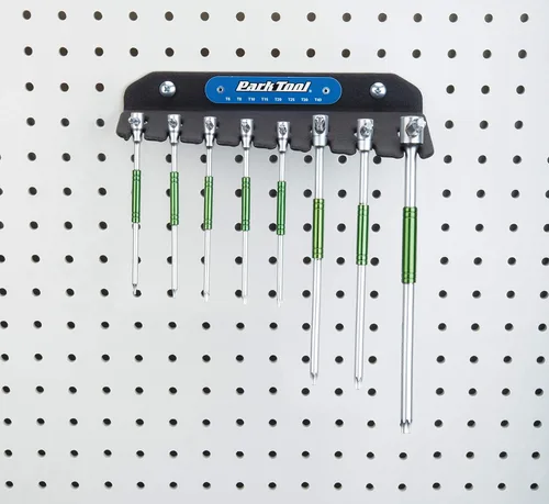 Vista 6 de Park Tool THT-1 - Juego de llaves deslizantes compatibles con Torx con mango en T, color plateado