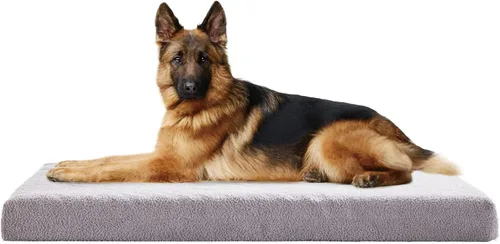 Vista 12 de Cama de Espuma Viscoelástica para Perros Medianos, Camas Refrescantes para Perros Medianos, Cama Ortopédica Lavable para Mascotas para Jaula