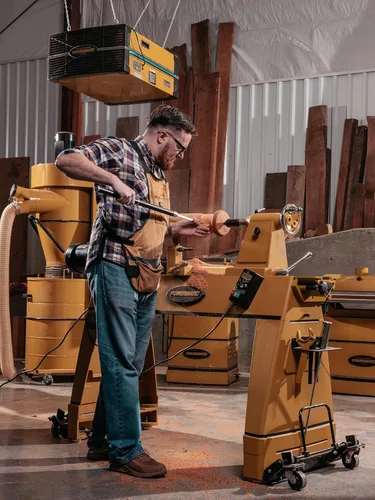 Vista 8 de Powermatic Sistema de filtración de aire, filtro de 5 micrones, 1196 CFM, 115V 1Ph (modelo PM1200)