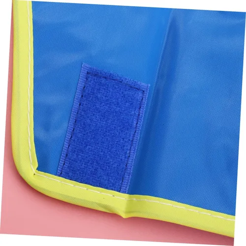 Vista 9 de SOLUSTRE Art Smock for DIY Painting Drawing Apron for Ages Blue for Creative Fun and Mess Crafts