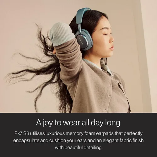 Vista 7 de Bowers & Wilkins Px7 S3 Auriculares inalámbricos sobre la oreja Azul índigo