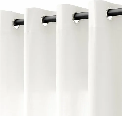 Vista 56 de Cortinas de lino verde aguamarina de 84 pulgadas de largo, 2 paneles para sala de estar y dormitorio, cortinas transparentes de filtrado de luz