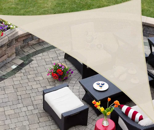 Vista 18 de AsterOutdoor - Toldo parasol rectangular de 16 x 16 pies, Toldo con bloqueador ultravioleta para patio, patio trasero, césped, jardín, actividades