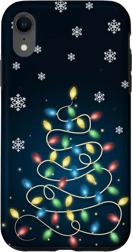 Vista 25 de Christmas Lights ICY Crystals Theme Snowflake Case for iPhone 17