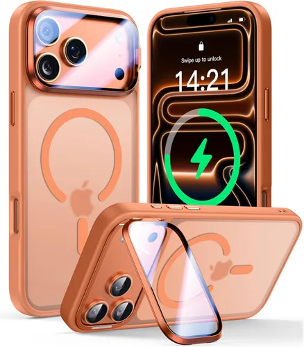 Vista 48 de VOFATA [Protección Completa Mejorada de la Cámara] para Funda iPhone Air con Cubierta de Cámara con Soporte [Compatible con MagSafe][Protección