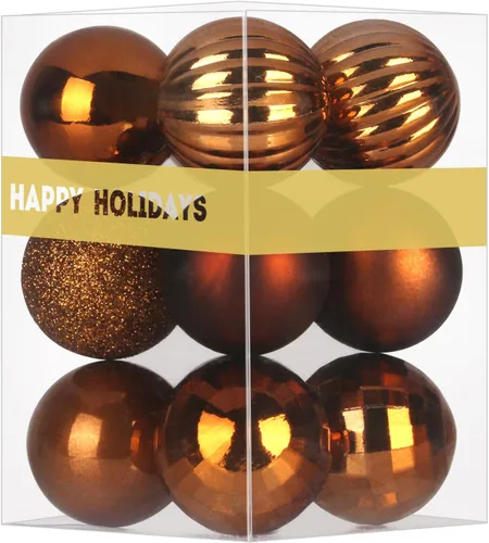 Vista 105 de GameXcel - Esferas navideñas grandes y ornamentos colgantes para árbol de Navidad que no se rompen