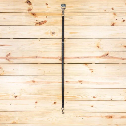Vista 2 de Dura-Tech Corbata cruzada de nailon ajustable de doble capa, máxima seguridad y portabilidad para caballos, longitud extensible de 24 a 96 pulgadas