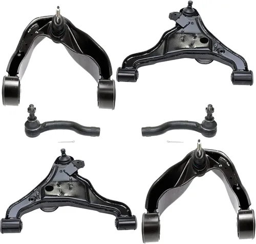 Vista 156 de Detroit Axle - Kit de brazos de control delanteros para Chevy GMC Silverado Sierra 1500 Avalanche Yukon Tahoe Escalade ESV EXT, 2 brazos de control