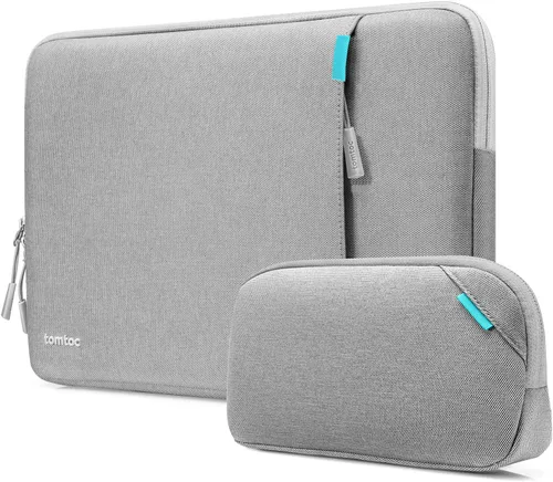 Vista 12 de tomtoc Set de funda protectora 360 para laptop para MacBook Air de 13 pulgadas M4/A3240 2025, M3/A3113, M2/A2681 M1/A2337, MacBook Pro de 13