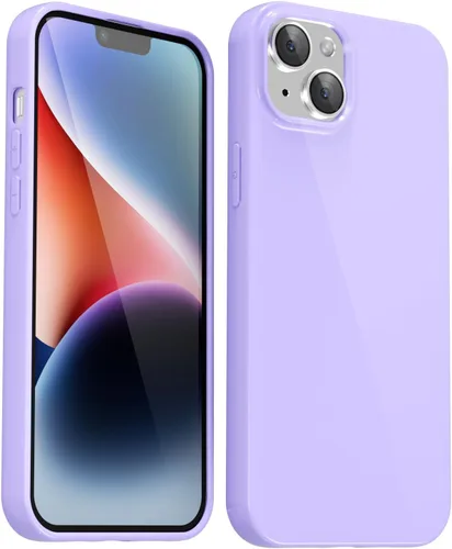 Vista 647 de Svanove para iPhone 7 Plus/ 8 Plus, funda de silicona, de goma suave brillante y gel de jey lindo, funda protectora de plástico simple y lisa