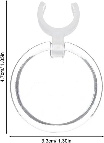 Vista 6 de Lupa para bordar, 10 Uds., con clip práctico, clip de lupa, clip en la lupa, útil broca, pluma de arte de diamante, 10 Uds