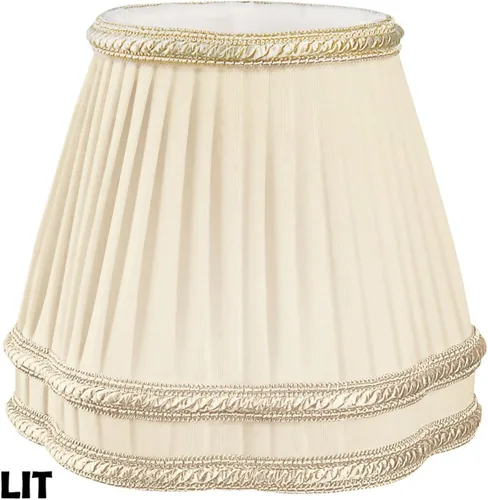 Vista 3 de Royal Designs, Inc. Pantalla de araña Empire CS-405BG, color beige, 3 x 5 x 4.5 pulgadas