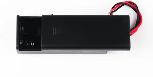 Vista 3 de Estuche de batería AAA de 2/3/4 de 1.5 V con cables de cable, 3 cajas de batería AAA con interruptor de encendido/apagado, 5 conectores de batería a