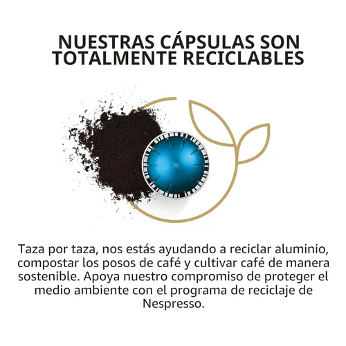 Vista 4 de Nespresso Cápsulas Vertuo, paquete variado, café tostado medio y oscuro, 30 cápsulas de café, prepara 7.8 onzas.