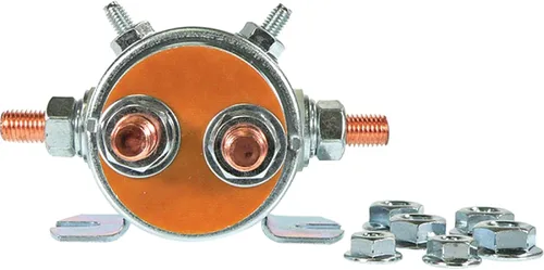Vista 2 de DB Electrical 240-20014 Nuevo solenoide de servicio continuo compatible con/reemplazo para carrito de golf Marine Industrial Winch 24 V 5 Term