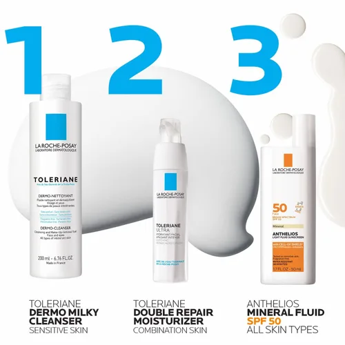 Vista 8 de La Roche-Posay Anthelios Loción protectora solar para niños SPF 50, amplio espectro SPF + antioxidantes, protector solar para niños, libre