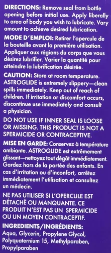 Vista 3 de Astroglide Lubricante compatible con condones a base de agua de 2.5 onzas