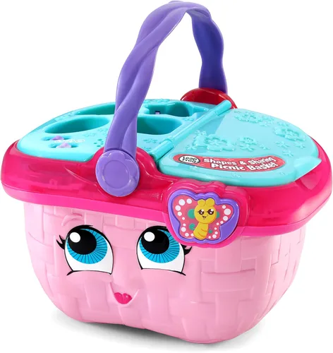 Vista 4 de LeapFrog Cesta de Picnic Formas y Compartir (Empaque Libre de Frustraciones), Rosa