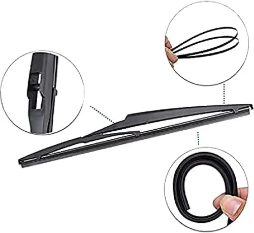 Vista 4 de Brazo de limpiaparabrisas trasero de coche para Mazda CX-5 KF 2017 2018 2019 2020 2021 14 pulgadas de repuesto de limpiaparabrisas trasero