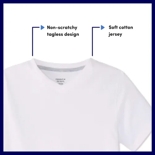 Vista 3 de French Toast Camiseta de manga corta con cuello en V para niños