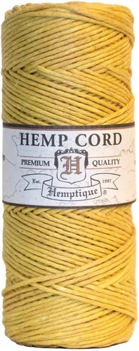 Vista 30 de Hemptique - Carrete de cordón de cáñamo 100 % - 62.5 m de hilo de cáñamo - Hecho con amor - Hilo de cordón de 20 ~ 1 mm para hacer joyas, macramé