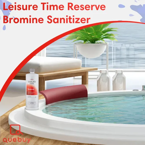 Vista 8 de Leisure Time 45300 - Desinfectante de reserva para spas y jacuzzis, 1 cuarto de galón, solución de bromuro líquido para sistemas de bromo, incluye