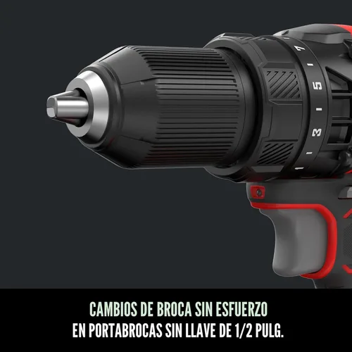 Vista 6 de CRAFTSMAN V20 - Juego de taladro/destornillador inalámbrico (CMCD700C1)