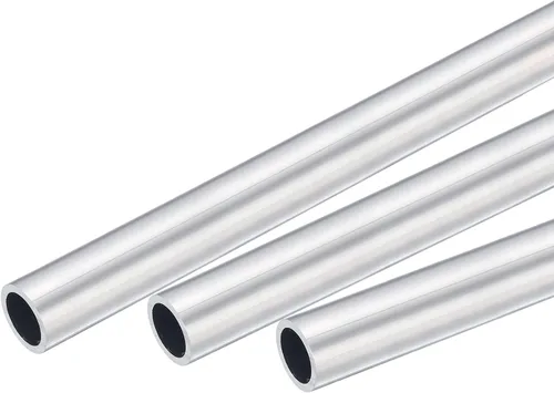 Vista 18 de uxcell Tubo redondo de aluminio 6063 0.157 in OD 0.079 in diámetro interior 984.3 ft m longitud tubería