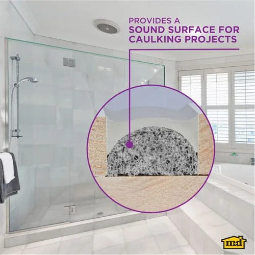 Vista 4 de M-D Building Products - Varilla de respaldo de espuma gris versátil - Protector de calafateo esencial para sellar huecos de concreto, juntas