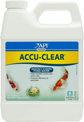 Vista 2 de API Pond ACCU-Clear Pond - Clarificador de agua de estanque transparente de 32 onzas, botella y Summit...Responsible Solutions Summit 130 balas