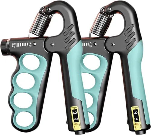 Grip Strength Trainer, 5-100KG (11-220 LB) Adjustable Resistance Forearm Hand Gripper Strengthener with Counter, Hand Wrist Exercise Workout