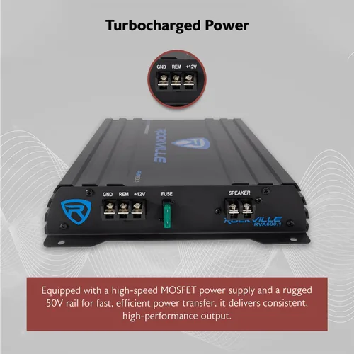 Vista 6 de Rockville - Subwoofer de estudio activo / con alimentación, Pro Reference, apm10b 10 pulgadas 400W, Individual, 20,32 cm (8 pulgadas)