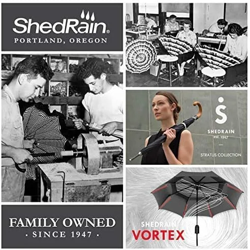 Vista 6 de ShedRain Bubble Umbrella See Through, Rain & Windproof Umbrella - Perfect for Weddings, Prom, Outdoor Events - Automatic Open, Flower Print