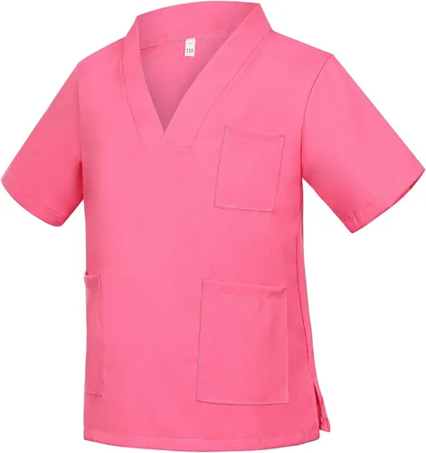 Vista 5 de Gorkonpy Disfraz de médico para niños y niñas, disfraz de médico con abrigo de laboratorio, disfraz de fiesta de Halloween