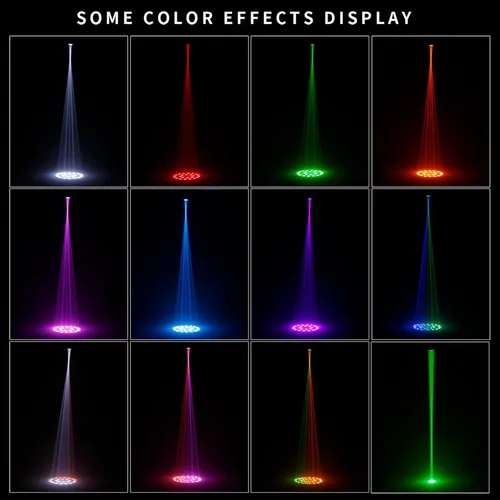 Vista 9 de SHEHDS Luz de cabeza móvil LED de 300 W con 13 Gobos, 11 colores, prisma 8+16, rueda de escarcha y arcoíris, efecto estroboscópico, DMX512